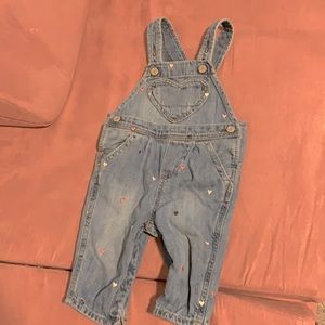 Baby Gap Heart Overalls
